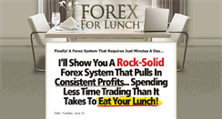 Desktop Screenshot of forextradingforlunch.com